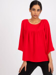 Dámská halenka CHA BZ 1701.29P Červená - FPrice červená L/XL