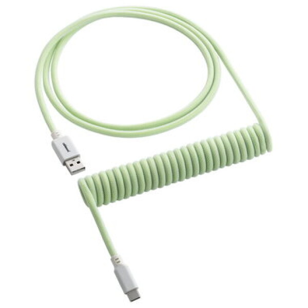 CableMod Classic Coiled Keyboard Cable USB-C - USB-A 1.5m Lime Sorbet / Kabel pro klávesnici (CM-CKCA-CW-LGW150LGW-R)