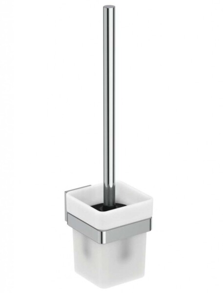 IDEAL STANDARD - IOM Square WC kartáč s držákem, matné sklo/chrom E2194AA