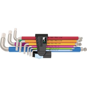 Wera 3950/9 Hex-Plus Multicolour Imperial Stainless 1 inbus sada klíčů 9dílná