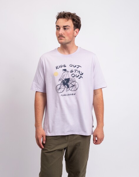 Tričko Fjällräven Hoja Iväg T-shirt M 452 Lavender Mist