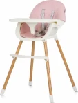 CHIPOLINO Jídelní židlička Rio 2v1 Rose Water / Nosnost: 15 kg (155291)