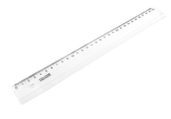 Koh-i-Noor Pravítko 30 cm transparentní