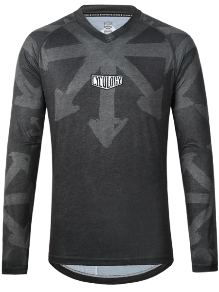 Dres MTB CYCOLOGY Chaos, pánský, dlouhý rukáv (Motiv Chaos, velikost M)