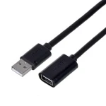 Unitek Y-C418GBK černá / Prodlužovací kabel USB / USB-A (M) – USB-A (F) / USB 2.0 / 5 m (Y-C418GBK)