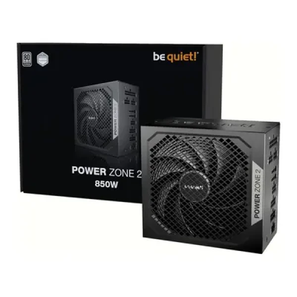Rozbaleno - be quiet! Power Zone 2 850W / 850W / 80+ PLATINUM / Aktivní PFC / 140 mm / modulární / rozbaleno (BP007EU.Rozbaleno)