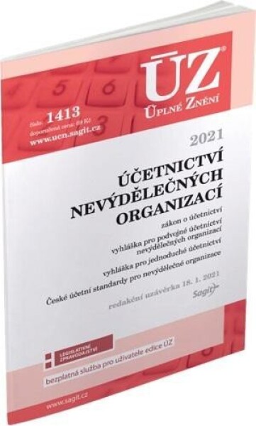 ÚZ 1413 Účetnictví nevýdělečných organizací 2021