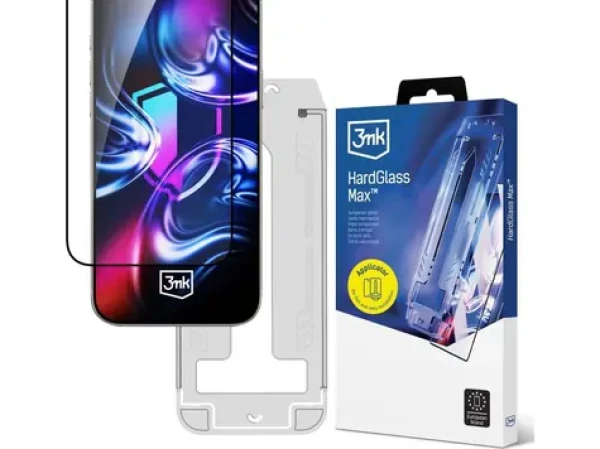 3mk HardGlass Max FrameFit ochranné sklo pro Apple iPhone 13/13 Pro/14/16E (5903108671507)