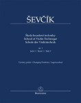 Škola houslové techniky op. 1, sešit 3, výměny poloh - Otakar Ševčík