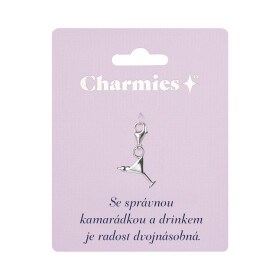 Stříbrný přívěsek drinku - Kamarádka - Albi