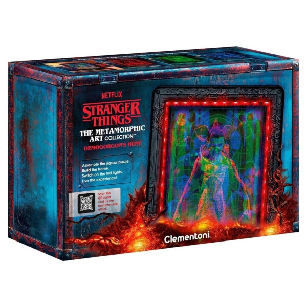 Svítící metamorfické puzzle Stranger Things: Lov Demogorgona 520 dílků