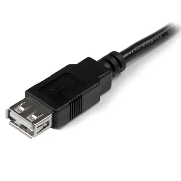 StarTech / Prodlužovací kabel USB-A M/F / USB 2.0 / 15 cm / černá (USBEXTAA6IN)