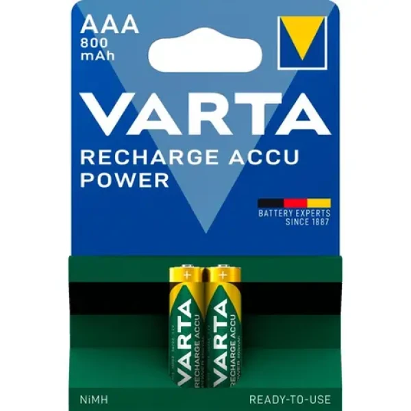 Varta RECHARGE Nabíjecí baterie AAA 100 ks / 1.2V / 800 mAh / NiMH / v boxu (498554)