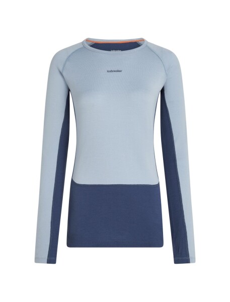 ICEBREAKER Wmns Merino 260 ZoneKnit LS Crewe, Dawn/Zincblue/Cb velikost: M