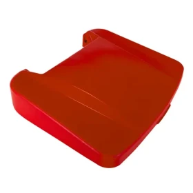 Denox víko na tříděný odpad 23400 červené / Víko na odpadkový koš / pro elektroodpad / 42,5 × 51 × 7,3 cm