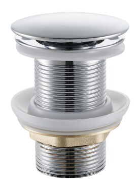 CERANO Umyvadlová výpusť - 5/4“ click-clack bez přepadu - 10/60mm - chrom