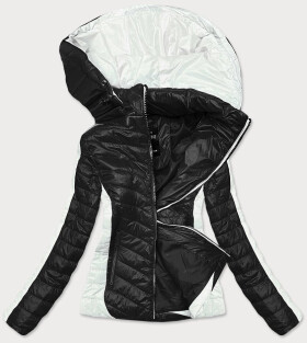 Dámská bunda s kapucí model 16149702 - ATURE Barva: odcienie czerni, Velikost: XL (42)