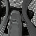 Kancelářská židle, houpací mechanismus, černá síťovina, KA-Y309 BK