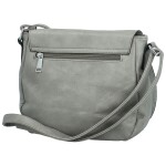 Trendy dámská crossbody s velkou klopou Rashida new, šedá