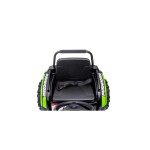 Mamido Dětský elektrický traktor s lopatou zelený