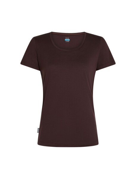ICEBREAKER Wmns Merino 125 Cool-Lite Sphere III SS Scoop, Bittersweet velikost: XL