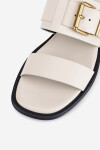 Pantofle Badura LOTUS-118261 Přírodní kůže (useň) - Lícová