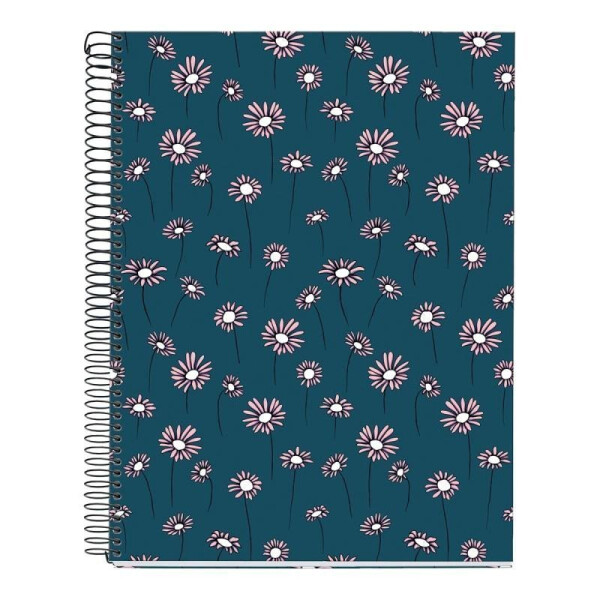 Blok Blue Daisies A4 linkovaný 120 listů