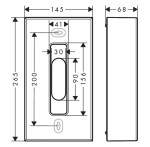 AXOR - Universal Circular Zásobník papírových kapesníků, kartáčovaný bronz 42873140