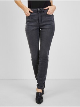 Orsay Tmavě šedé dámské skinny fit džíny dámské