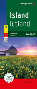 Island 1:400 000 / cestovní mapa