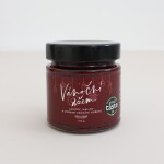 Bella Rose Vánoční džem s jahodami, malinami a kořením 210 g, červená barva, sklo, kov
