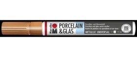 Marabu Popisovač na sklo/porcelán 1-2 mm - měděný