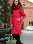 Dámský kabát BLH818025F Červený PERSO