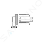 AXOR - Příslušenství Sada prodloužení 28 mm 10980000