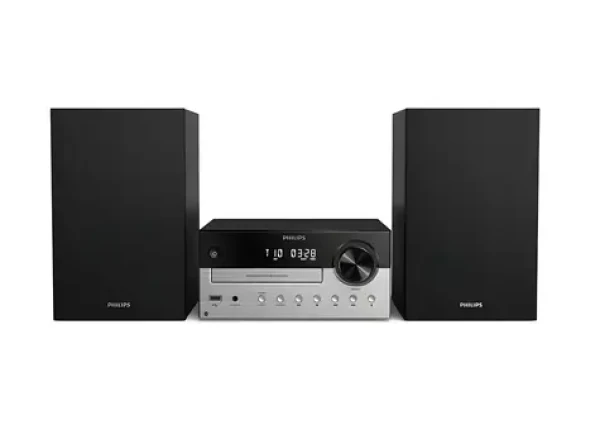 Philips TAM4205M2 černá/stříbrná / Mikrosystém / Bluetooth 5.4 / USB / 80 W RMS (100002202174)