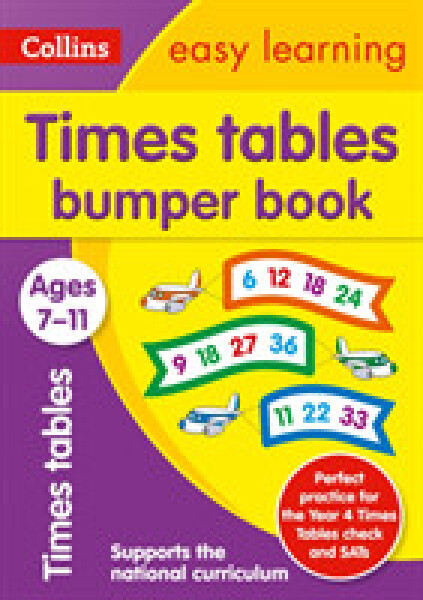 Bumper Book - Times Tables Ages 7-9 - Collins Easy Learning