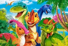 Castorland 040391 Dinosauří selfie MAXI