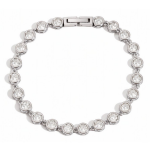 ELENYS Crystal Dot – náramek z prémiové oceli Délka náramku: 17,5 cm