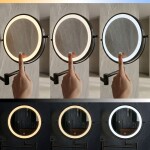 REA - Zrcadlo LED Glow Black HOM-70000