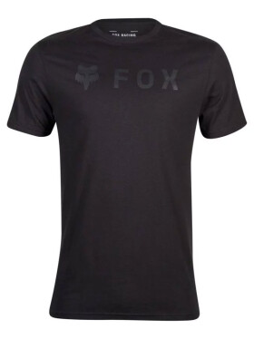 Fox Absolute BLACK/BLACK pánské tričko krátkým rukávem