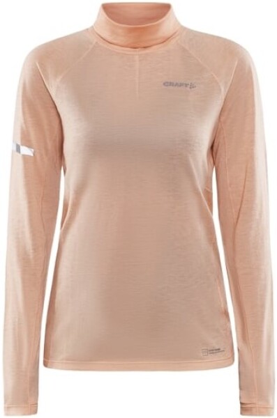 Běžecké tričko CRAFT ADV SubZ Wool LS 2 - růžové Velikost textilu: XS