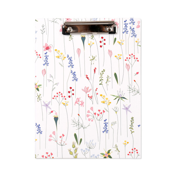 Desky s klipem A4 - Luční květy - Albi