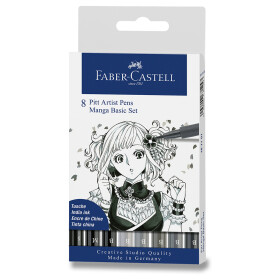 Faber - Castell Popisovač Pitt Artist Pen Manga 8 ks