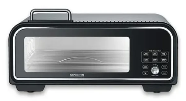 Severin PG 8575 SERICO černá / Pec na pizzu / Digitální / 2000W / do 400°C / 21 programů