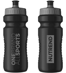 Sportovní lahev s hubicí Nutrend One Brand 600ml - černý