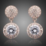 Náušnice se Swarovski krystaly Pietrina, Bílá/čirá