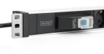Digitus PDU 19" 6x Schuko / Zásuvková lišta do racku / 16 A / kabel 2 m / hliníkový profil / jistič (DN-95417)