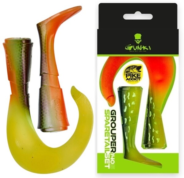 Gunki Náhradní ocásky Grouper 14cm S - Sun Perch,Gunki Náhradní ocásky Grouper 14cm S - Sun Perch