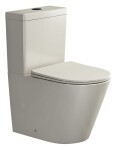 SAPHO - PACO WC kombi, Rimless, spodní/zadní odpad, ivory PC1012WRBE