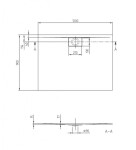 VILLEROY & BOCH - Architectura MetalRim Sprchová vanička, 90x120 cm, alpská bílá UDA1290ARA215V-01